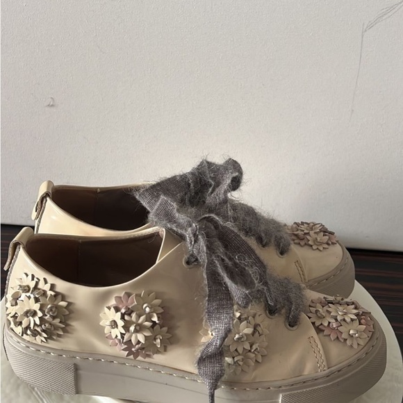 AGL MADE IN ITALY LEATHER Beige and Gray Sneakers made in Italy - Picture 3 of 10